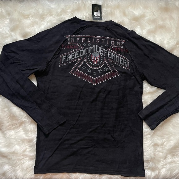 Affliction Freedom Defender Camo Tee. XL - Picture 8 of 12